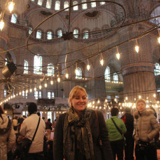 Inside the Blue Mosque - Istanbul