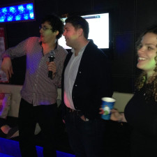 Karaoke with Abby and Simon in Busan, South Korea