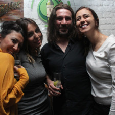 With Levant and new friends at Novo Bar